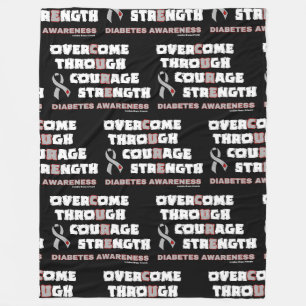 CURE...Diabetes Fleece Blanket