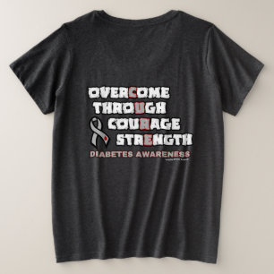 CURE...Diabetes Plus Größe T - Shirt