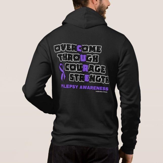 CURE...Epilepsie Hoodie (Rückseite)