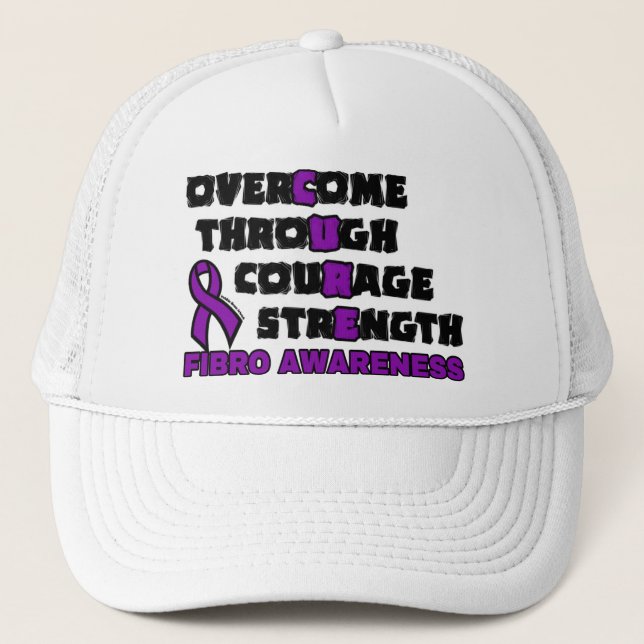 CURE...Fibro Trucker Hat Truckerkappe (Vorderseite)