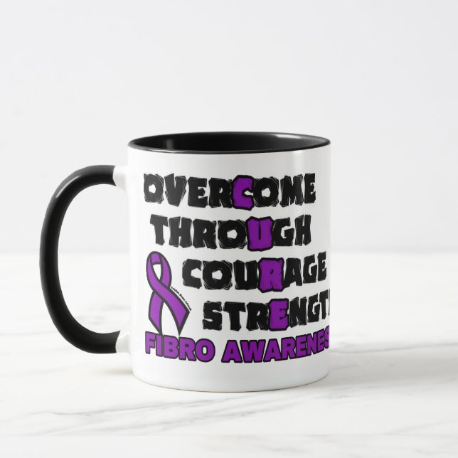 CURE...Fibro Zwei-Tone-Tasse Tasse (Links)