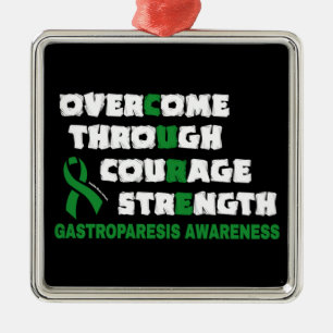 CURE...Gastroparesis Metal Ornament