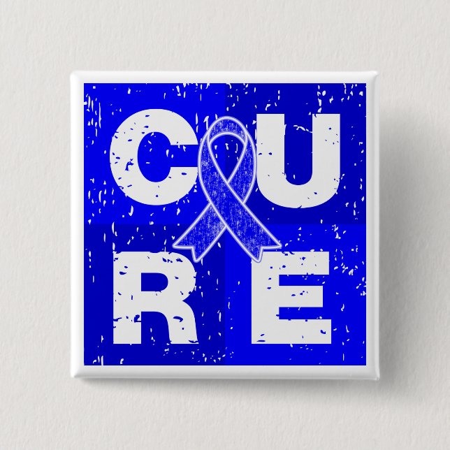 CURE Huntington's Disease Cube Button (Vorderseite)