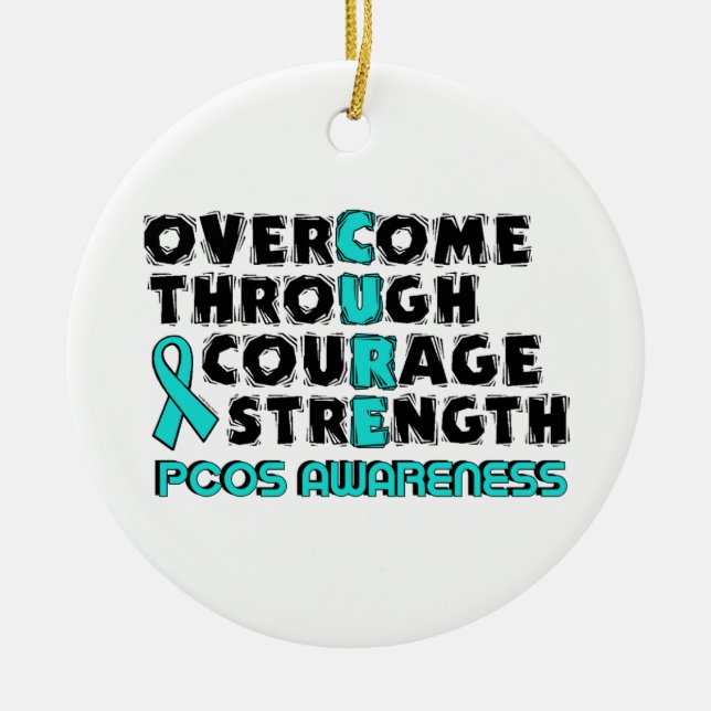 CURE...PCOS KERAMIKORNAMENT (Vorne)