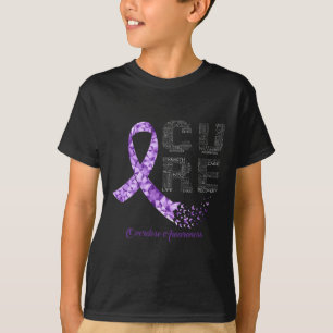 Cure Purple Ribbon Überdosis-Bewusstsein  T-Shirt