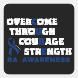 CURE...RA QUADRATISCHER AUFKLEBER