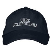 "Cure Scleroderma" - bestickter Hut