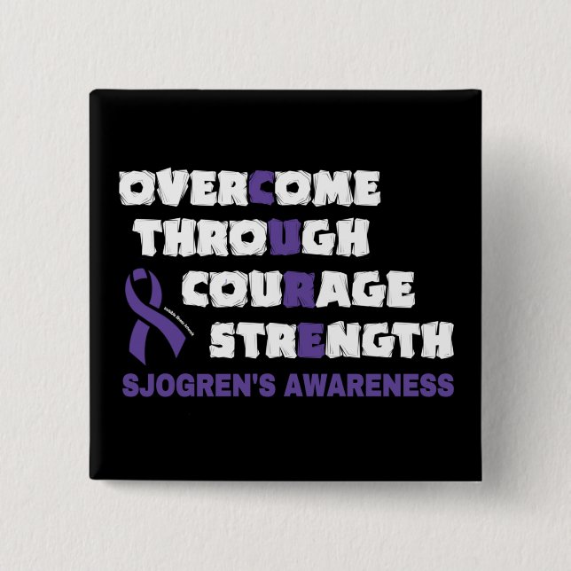 CURE...Sjogren's Button (Vorderseite)