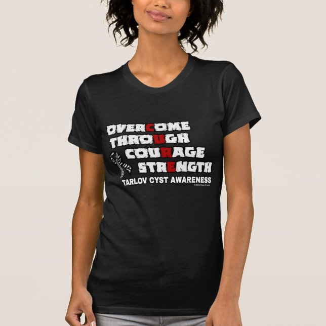 CURE...Tarlov-Zyste T-Shirt (Vorderseite)