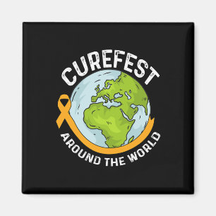 Curefest auf der ganzen Welt Bewusstsein für Kinde Magnet