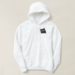 Curious Black Cat Cute Minimal Cat Design Hoodie<br><div class="desc">A cute minimalist black cat with curious wide eyes peeking up. This playful cat design is perfect for cat lovers who enjoy simple, funny, and expressive animal art. The clean silhouette and adorable eyes give this design a charming personality while keeping it modern and versatile. Perfect for everyday wear, casual...</div>