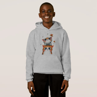 Curious Kittens & Busy Bees Hoodie