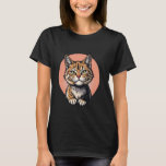 Curious Kitty Mischief Playful Cat Lovers Art T-Shirt<br><div class="desc">Curious Kitty Mischief Playful Cat Lovers Art</div>