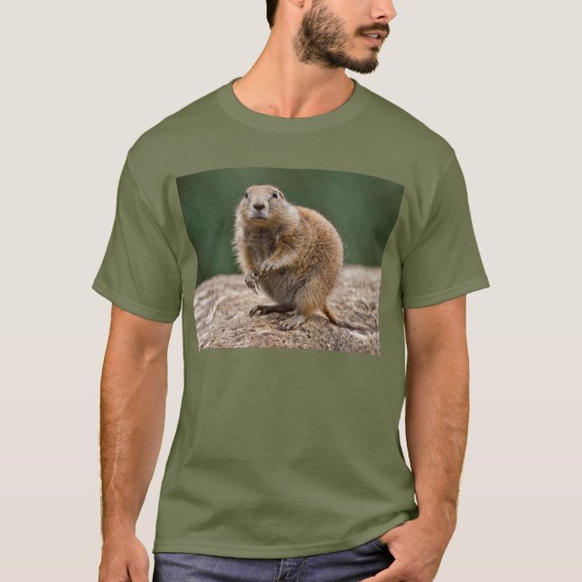 Curious Prairie Dog T-Shirt (Vorderseite)