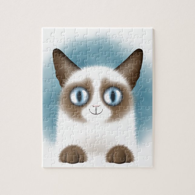Curious Siamese Kitten Puzzle (Vertikal)