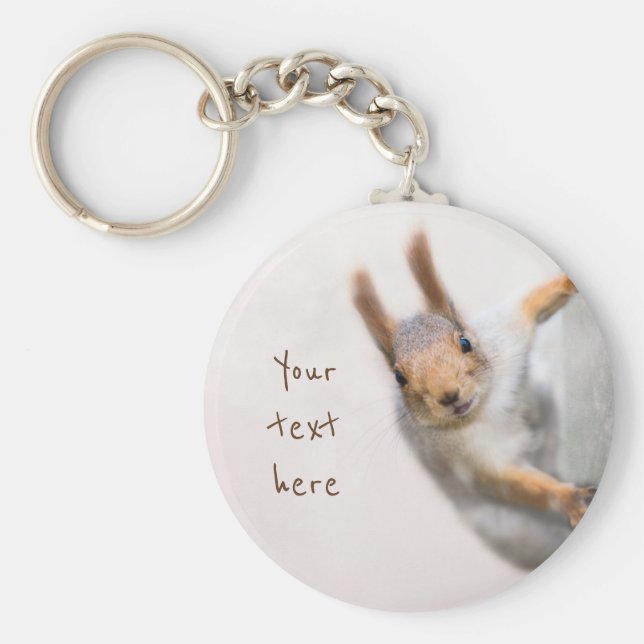 Curious squirrel schlüsselanhänger (Vorne)