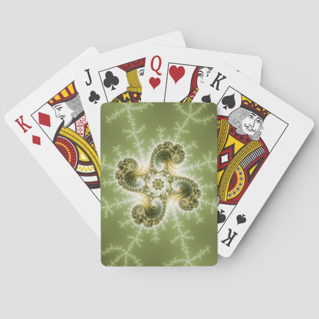 Curious Tentacles - Fraktal Art Spielkarten (Rückseite)