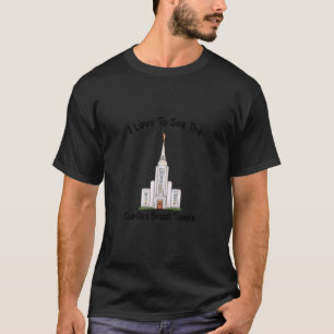 Curitiba Brasilien Tempel I Liebe, um meinen Tempe T-Shirt