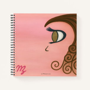 Curl Girl leftie Notebook Notizbuch