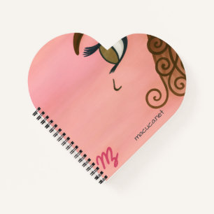 Curl Girl links Handy Notebook Notizbuch