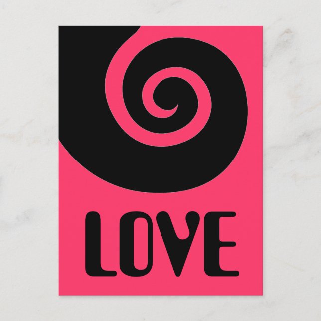 Curl Postkarte (Vorderseite)