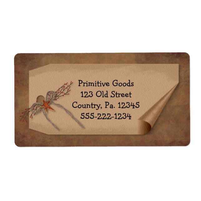 Curl-Tag-Etikett (Vorne)