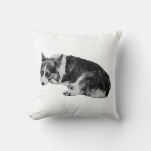 Curled Corgi Comfort Kissen