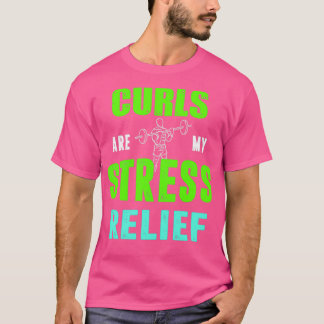 Curlen sind mein Stressstift T-Shirt