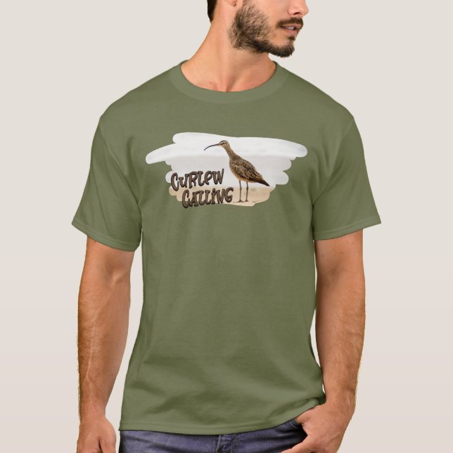 Curlew Day Curlew Calling T-Shirt (Vorderseite)