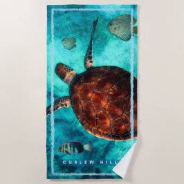 Curlew Turtle Beach Handtuch