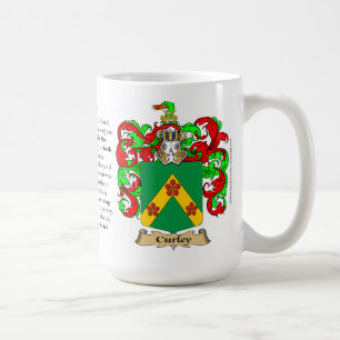 Curley, der Ursprung, die Bedeutung und das Wappen Tasse