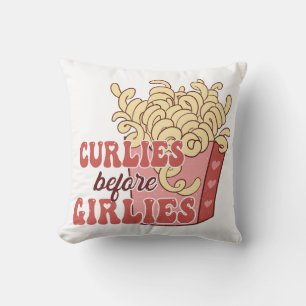 Curlies vor Girlies Kissen