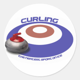 CURLING Aufkleber