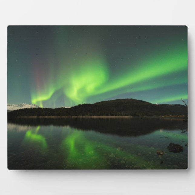 Curling Aurora Fotoplatte (Vorderseite)