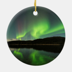 Curling Aurora Keramik Ornament