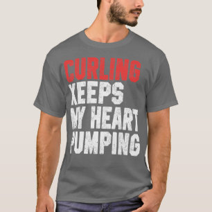 Curling Behalte mein Herz Kürzen T-Shirt