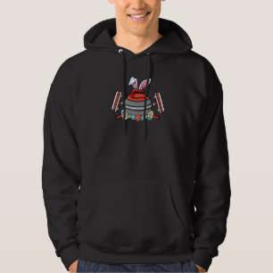 Curling Bunny Ear Winter Eissport Curling Hoodie