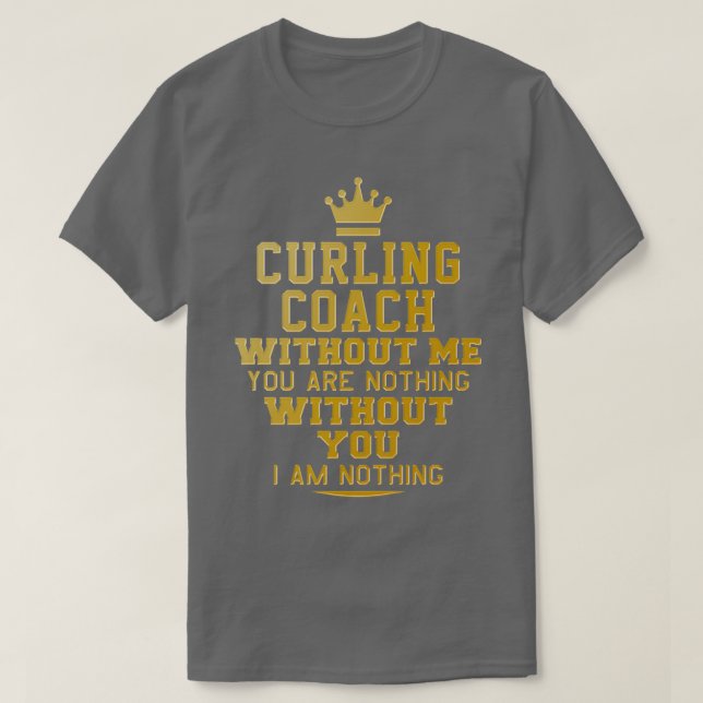 Curling Coach T-Shirt (Design vorne)