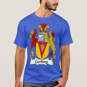 Curling Coat of Arms Familienwappen Shirt