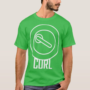 Curling Curling Rock Graphic T-Shirt