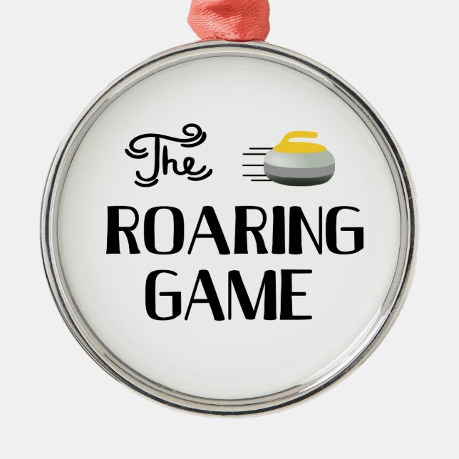 Curling, das Roaring Game Ornament (Vorne)