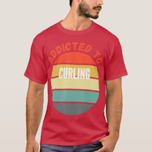 Curling-Geschenk, dem Curling angepasst T-Shirt