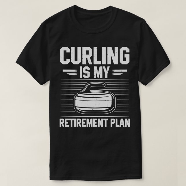 Curling Gift Curl Sport Wiper Curler Team Winter T-Shirt (Design vorne)
