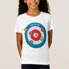 Curling House und Curling Steine oben T-Shirt