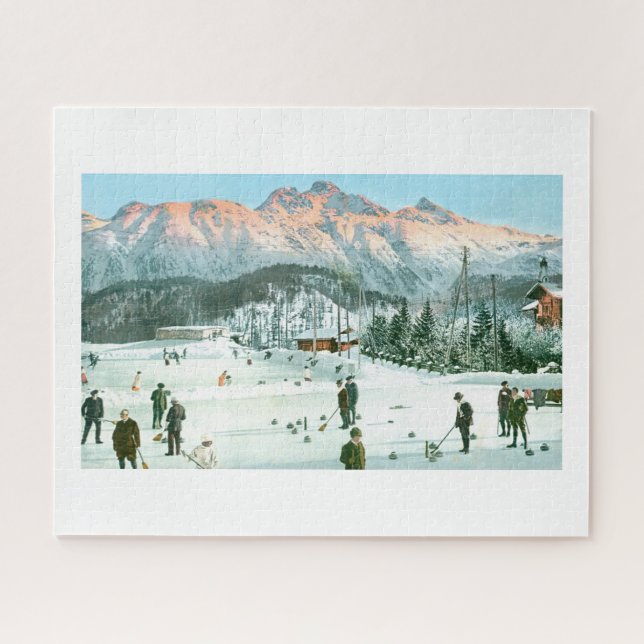 Curling in der Schweiz Puzzle (Horizontal)