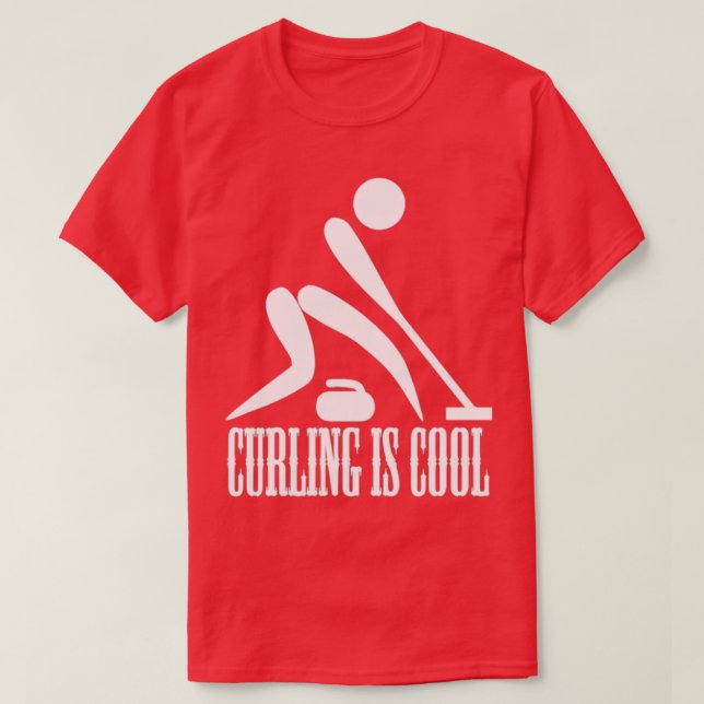 Curling ist Cooler Tag Paralympics Curling T-Shirt (Design vorne)