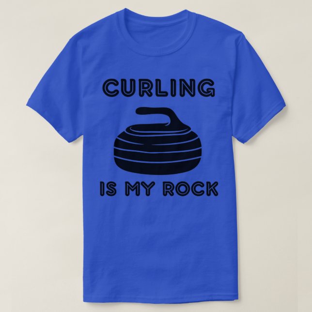 Curling ist mein Stein 3 T-Shirt (Design vorne)