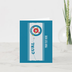 Curling Karte