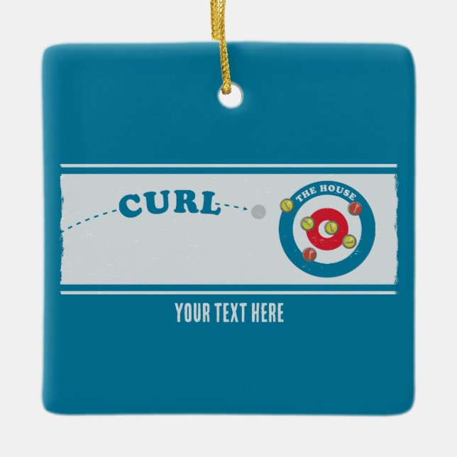 Curling Keramikornament (Vorderseite)