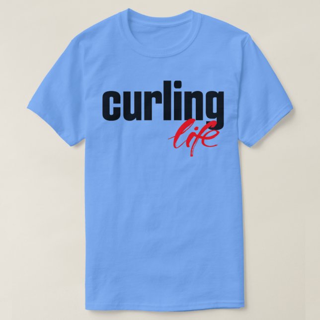 Curling Life Winter Sports T-Shirt (Design vorne)